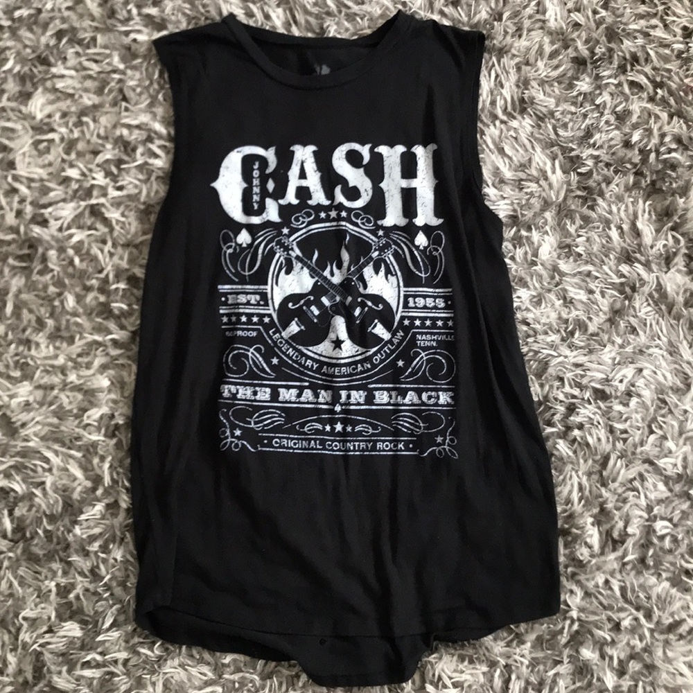 Johnny Cash muscle tee